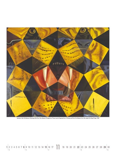 Obrázky: SALVADOR DALÍ, nástěnný kalendář 420x560 mm, Obrázek 4