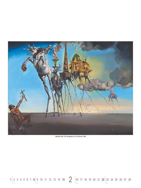 Obrázky: SALVADOR DALÍ, nástěnný kalendář 420x560 mm, Obrázek 6