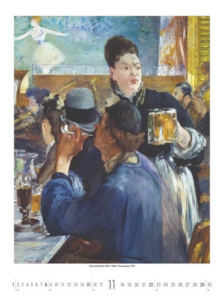 Obrázky: IMPRESSIONISTS, nástěnný kalendář 420x560 mm, Obrázek 4