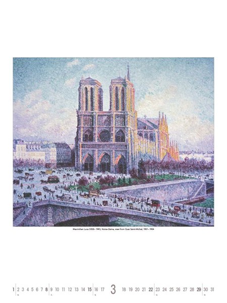 Obrázky: IMPRESSIONISTS, nástěnný kalendář 420x560 mm, Obrázek 7