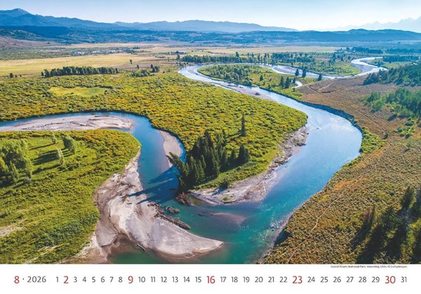 Obrázky: NATIONAL PARKS, nástěnný kalendář 450x315 mm, Obrázek 9