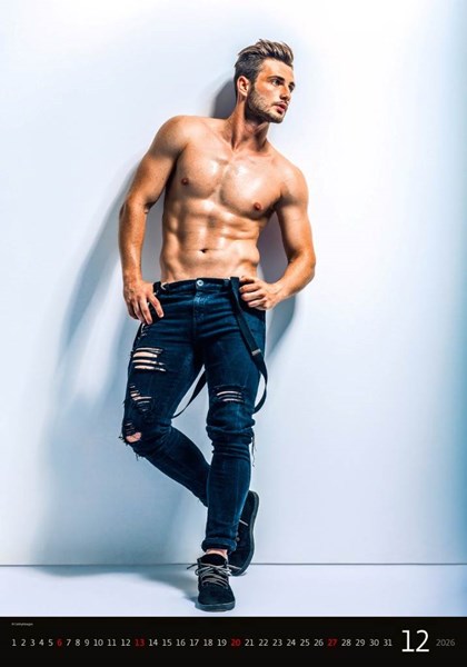 Obrázky: SEXY BOYS, nástěnný kalendář 315x450 mm, Obrázek 13