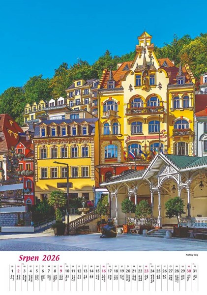 Obrázky: ČECHY A MORAVA, nástěnný kalendář 340x485 mm, Obrázek 2