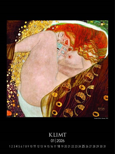 Obrázky: GUSTAV KLIMT, nástěnný kalendář 420x560 mm, Obrázek 2