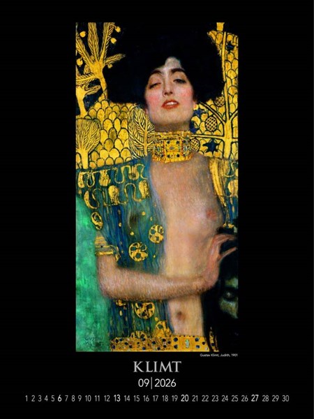 Obrázky: GUSTAV KLIMT, nástěnný kalendář 420x560 mm, Obrázek 13