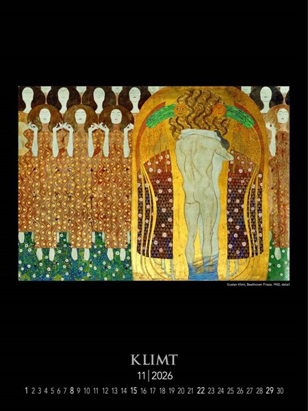 Obrázky: GUSTAV KLIMT, nástěnný kalendář 420x560 mm, Obrázek 4