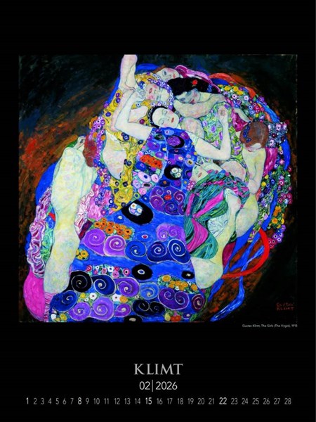 Obrázky: GUSTAV KLIMT, nástěnný kalendář 420x560 mm, Obrázek 6