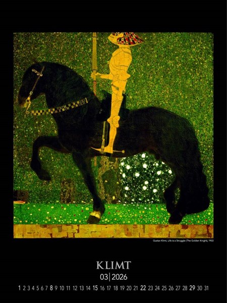 Obrázky: GUSTAV KLIMT, nástěnný kalendář 420x560 mm, Obrázek 7
