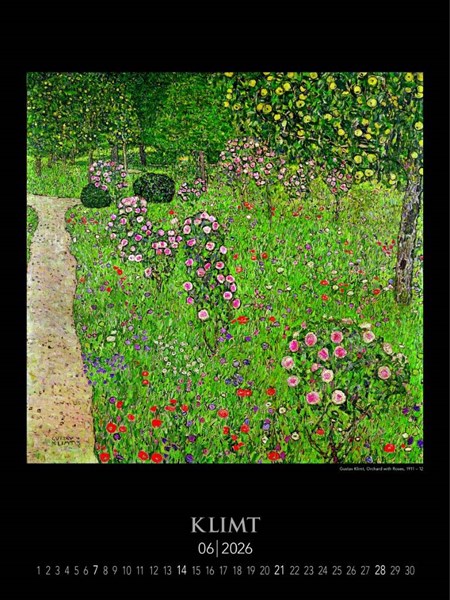 Obrázky: GUSTAV KLIMT, nástěnný kalendář 420x560 mm, Obrázek 10