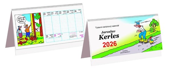 Obrázky: Stolní týdenní kalendář KERLES, Obrázek 2