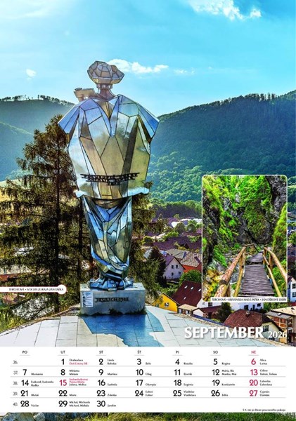 Obrázky: SPOZNÁVAME SLOVENSKO, nástenný kalendár 340x485 mm, Obrázek 13