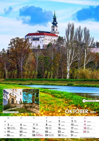 Obrázky: SPOZNÁVAME SLOVENSKO, nástenný kalendár 340x485 mm, Obrázek 3