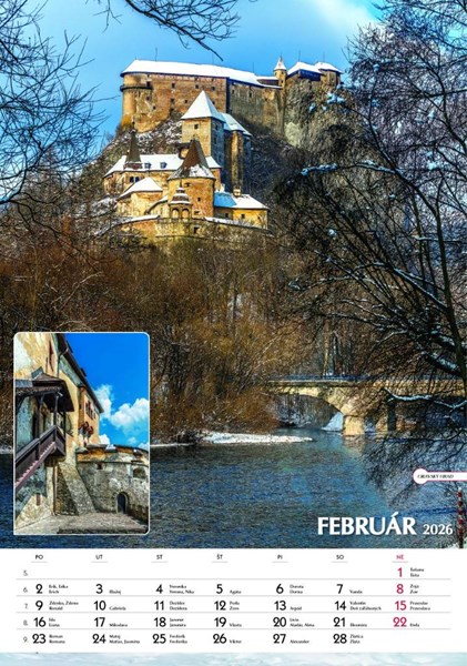 Obrázky: SPOZNÁVAME SLOVENSKO, nástenný kalendár 340x485 mm, Obrázek 6