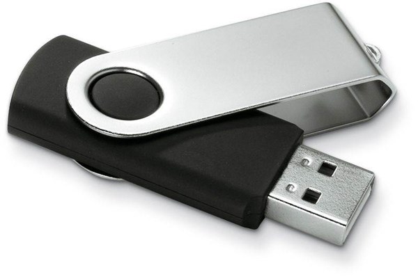 Obrázky: Twister Techmate černo-stříbrný USB disk 32GB, Obrázek 3