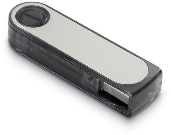 Obrázky: Rotolink šedo-stříb. rotační USB flash disk 8GB, Obrázek 2