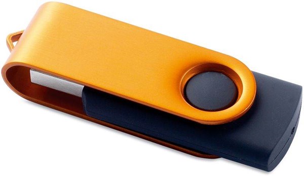 Obrázky: Twister Rotodrive oranžový USB flash disk 8GB, Obrázek 2