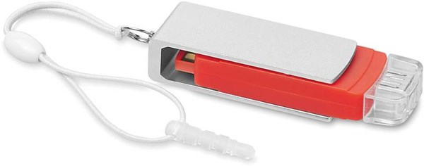 Obrázky: OTG Flash USB flash disk 8 GB s micro USB,červený, Obrázek 2