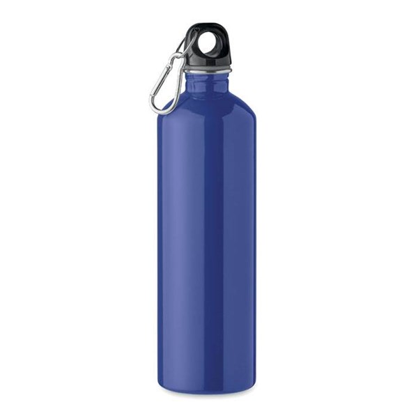 Obrázky: Jednostěnná nerezová láhev 750 ml, modrá
