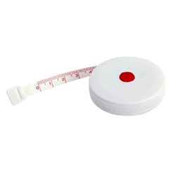 Obrázky: Bílý krejčovský svinovací metr - 150 cm