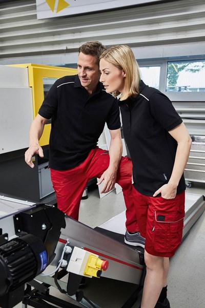 Obrázky: Pracovní bio polokošile 200 černá XXXL, Obrázek 2