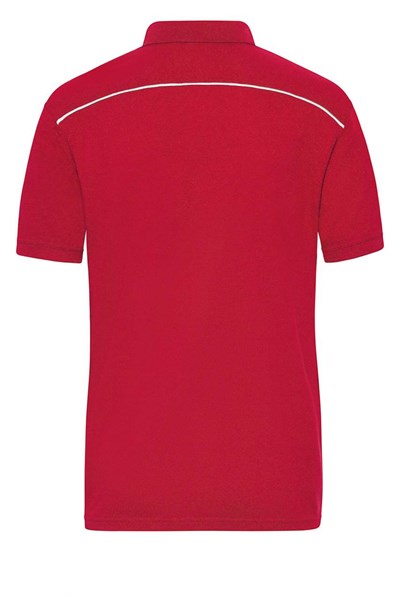 Obrázky: Pracovní bio polokošile 200 červená 4XL, Obrázek 5