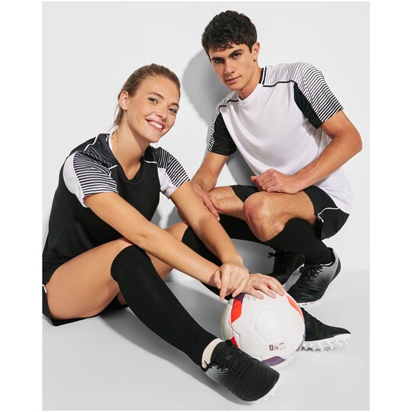 Obrázky: Sport. sada 2 dresů+šortek,fluor.žluto-černá L, Obrázek 3