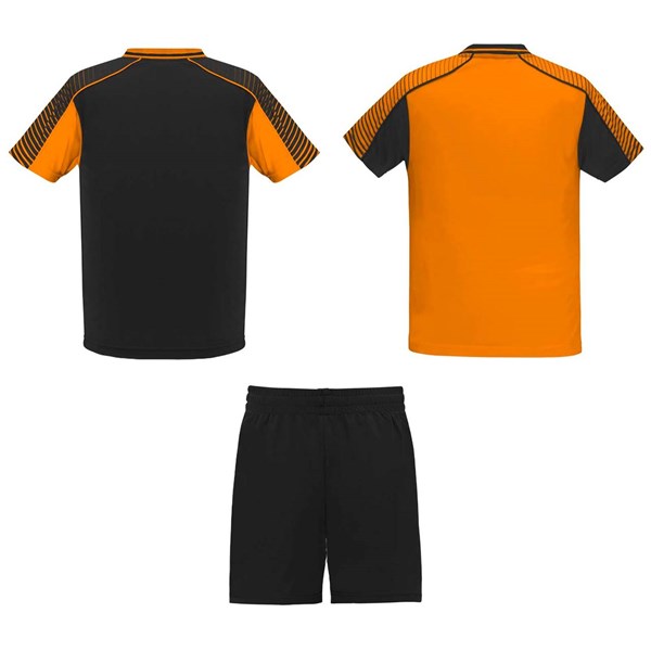 Obrázky: Dětská sada 2 dresů a šortek, oranž.-černá 15/16, Obrázek 2