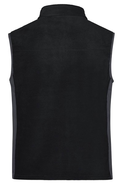 Obrázky: Mikrofleece vesta se softshellem, černá 5XL, Obrázek 4