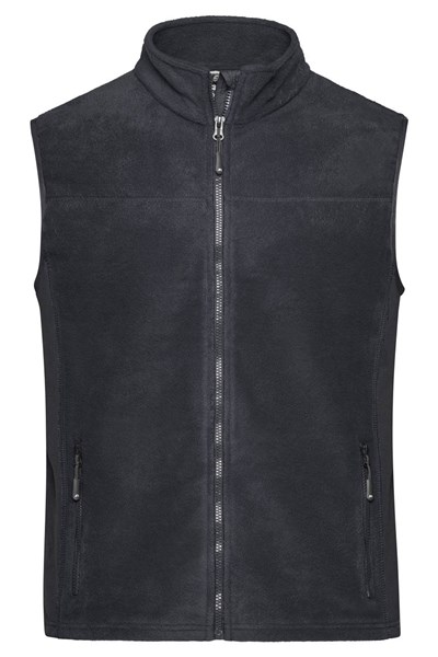 Obrázky: Mikrofleece vesta se softshellem, antracit 6XL