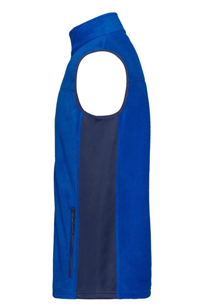 Obrázky: Mikrofleece vesta se softshellem,král.modrá 6XL, Obrázek 3