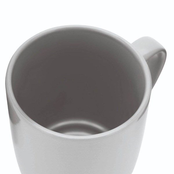 Obrázky: Šedý keramický hrnek 350ml s víčkem, Obrázek 5