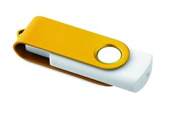 Obrázky: Twister Rotoflash zlato-bílý USB flash disk 2GB