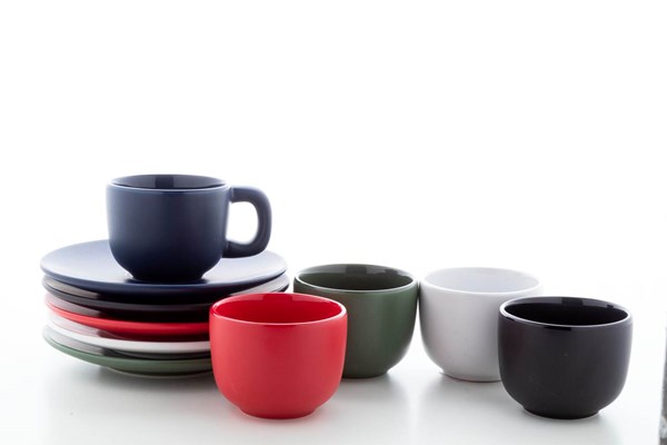 Obrázky: 2ks šálků 85ml s podšálkem na espresso, modré, Obrázek 6