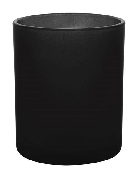 Obrázky: Skleněný černý frosty hrnek 300ml, Obrázek 2