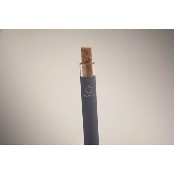 Obrázky: Kulič. pero-rec.hliník,kork.tlač,kov.klip-modrá, Obrázek 3