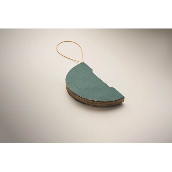 Obrázky: Skládací papírová vánoční koule, zelená, Obrázek 3