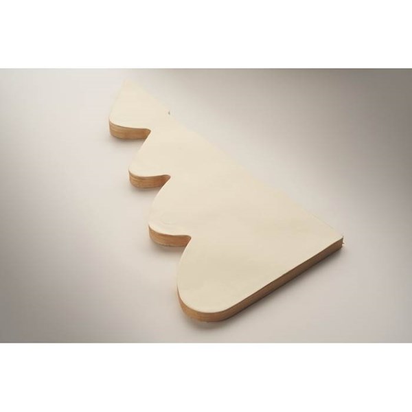 Obrázky: Papírová vánoční ozdoba-velký stromek béžový, Obrázek 3