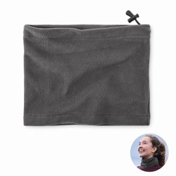 Obrázky: Šedá fleecová nastavitelná bandana