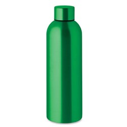 Obrázky: Jednostěnná láhev 750ml z recykl. nerez, zelená