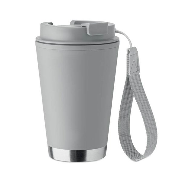 Obrázky: Termohrnek 300ml s poutkem, světle šedá
