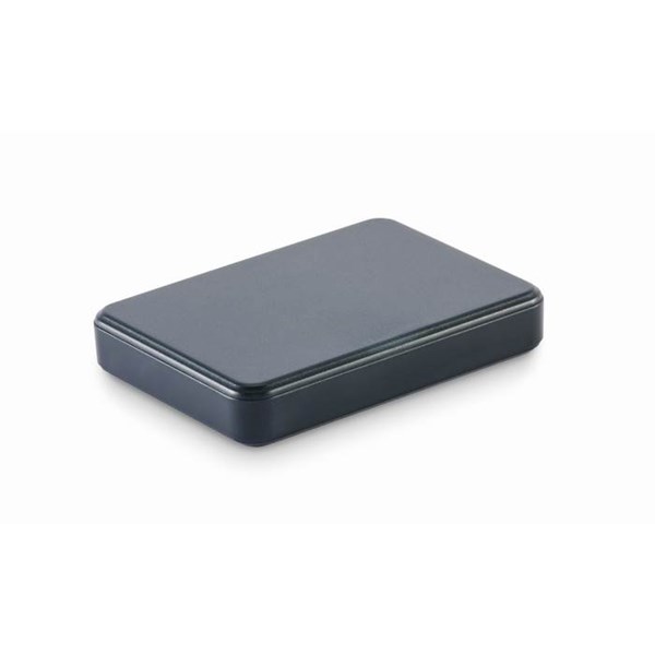 Obrázky: Powerbanka 5000 mAh z recykl. ABS, franc. modrá, Obrázek 2