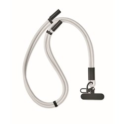 Obrázky: Šňůrka na krk-nabíjecí a datový kabel 60W, bílá