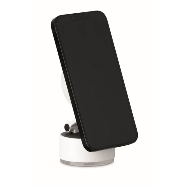 Obrázky: Magnetický držák telefonu, bílá, Obrázek 5