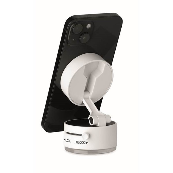 Obrázky: Magnetický držák telefonu, bílá, Obrázek 6