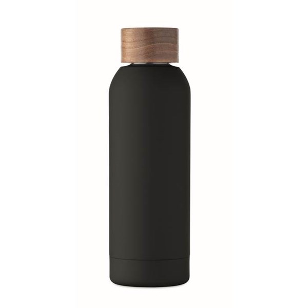 Obrázky: Pogum. jednost. láhev 700 ml, rec. nerez,černá, Obrázek 4