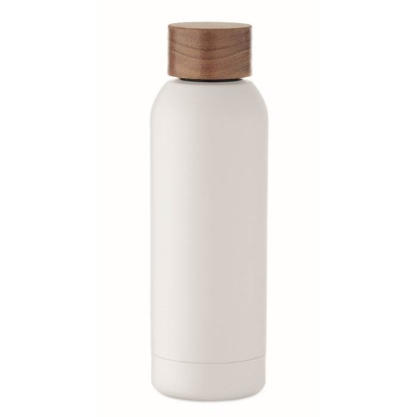 Obrázky: Pogum. jednost. láhev 700 ml, rec. nerez,bílá