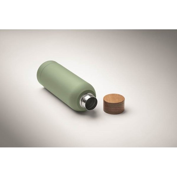 Obrázky: Pogum. jednost. láhev 700 ml, rec. nerez,černá, Obrázek 3