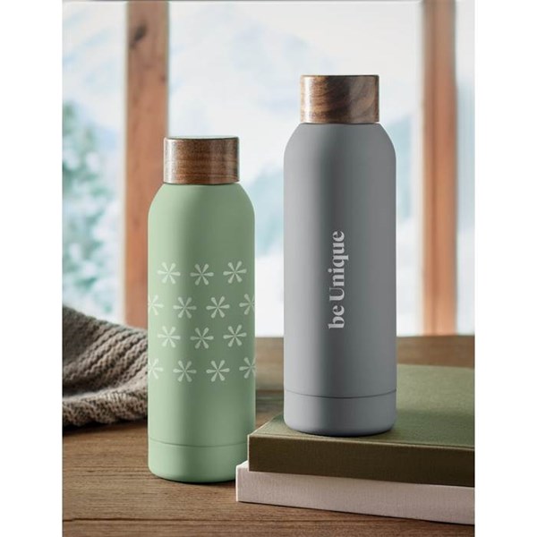 Obrázky: Pogum. jednost. láhev 700 ml, rec. nerez,černá, Obrázek 6