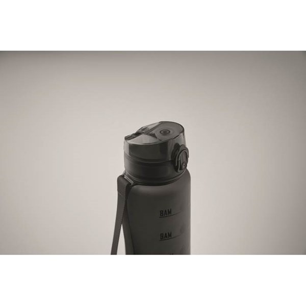 Obrázky: Sport. RPET láhev 1L, motivační zn., černá, Obrázek 4