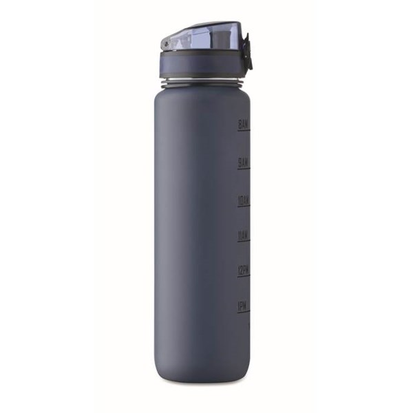 Obrázky: Sport. RPET láhev 1L, motivační značky, fr. modrá, Obrázek 10